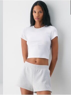 Aritzia Cozy Sweatfleece Perfect Micro Short